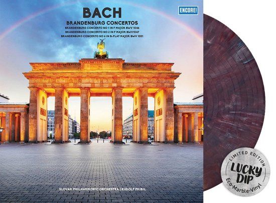 Coast2Coast Slovak Philharmonic Orchestra & Pribil Rudolf - J.S. Bach: Brandenburg Concertos (LP) (Coloured Vinyl)