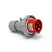 4-polige CEE 4-polige CEE-stekker voor buitengebruik, CEE-stekker voor industrieel gebruik (mannelijk) 400V/16A, schroefverbinding, IP67
