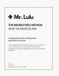 Mr. Lulu Skincare - Professional Manual