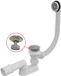 Alcadrain Afvoergarnituren - Badafvoer- en overloopset, lengte 80 cm, ClickClack, metaal A505CKM-80