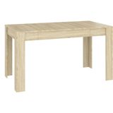 VidaXL Eettafel 140x74,5x76 cm Sonoma Eikenkleurig