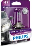 Philips Vision Plus H7 12V 55W Autolamp (Gloeilamp) - Dimlicht & Grootlicht - 1 Stuk