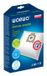 WORWO HMB05 Sacs d'aspirateur pour aspirateurs cylindriques - Blanc (4 pièces)