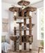 Arbre à chat Château - 209 cm - Avec couchettes - Pour 3-5 chats d'intérieur