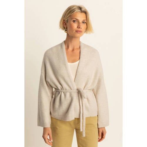 Expresso vest crème gebreid