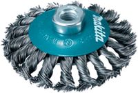 Makita Kegelborstel 115xM14 gevlochten INOX - D-77584