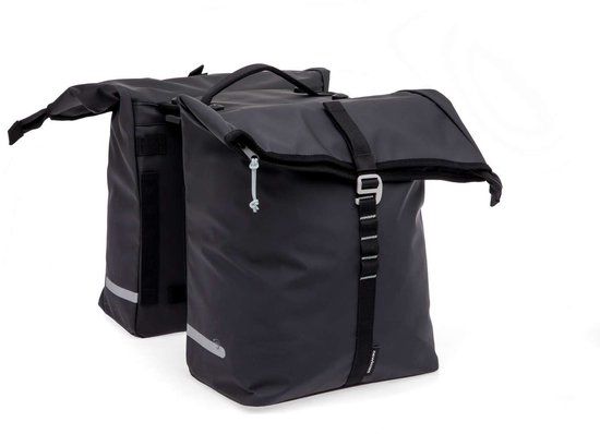 New Looxs Cantos Double MIK 2.0 Dubbele Fietstas Zwart 36L
