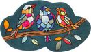w+d Decor Morning Choir 70 x 120 cm, binnen en buiten, wasbaar