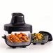 Seeger ClearFry Glazen Airfryer - 6 Programma's - PFAS-Vrij - 60°C Tot 200°C - 2.5L + 4.5L Glazen Containers - Zwart