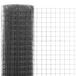 Merkloos / Sans marque Kippengaas Geplastificeerd - 10 x 0.5 Meter - Fijnmazig 12x12 mm - PVC Coating Grijs - Volièregaas - Muizengaas - Antraciet