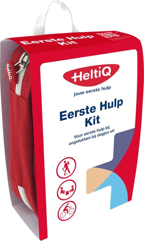 HeltiQ Eerste Hulp Kit Rood - 29 delig