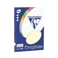 Clairefontaine gekleurd papier crème 80 grams A4 (100 vel)