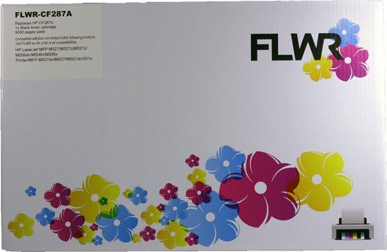 FLWR HP 87a compatible toner - 8719551015631