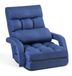 VEVOR Chaise de sol, 5 positions réglables, Bleu foncé