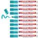 edding 3300 permanent marker - turquoise - 10 stiften - beitelpunt 1-5 mm