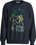 NAME IT Jongens Sweater NKMVION LS NREG SWEAT UNB - Marineblauw - Maat 146/152