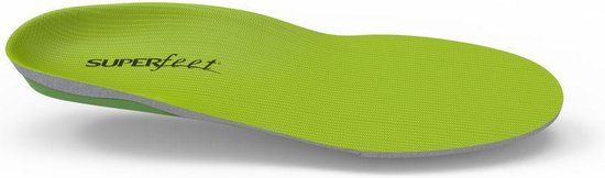 Superfeet Trim to Fit Green maat G (47-49) Inlegzolen - 1 paar - Unisex - Volwassenen - groen - Leer - Schokdemping - 50