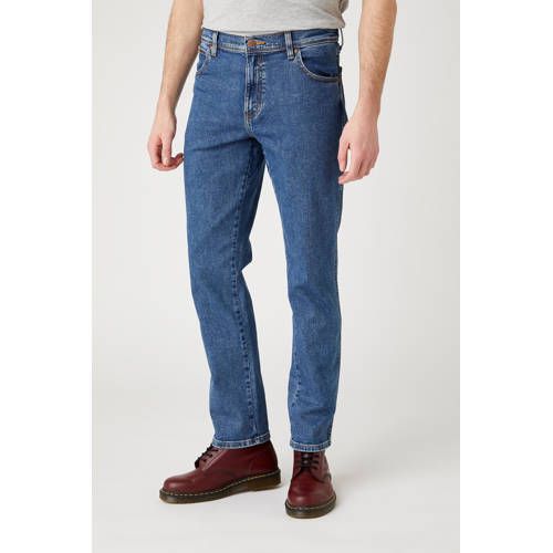 Wrangler Texas Slim Jeans - Stonewash - Slim Fit
