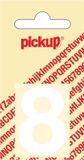 Pickup Plakcijfer Helvetica 40 mm - Wit 8