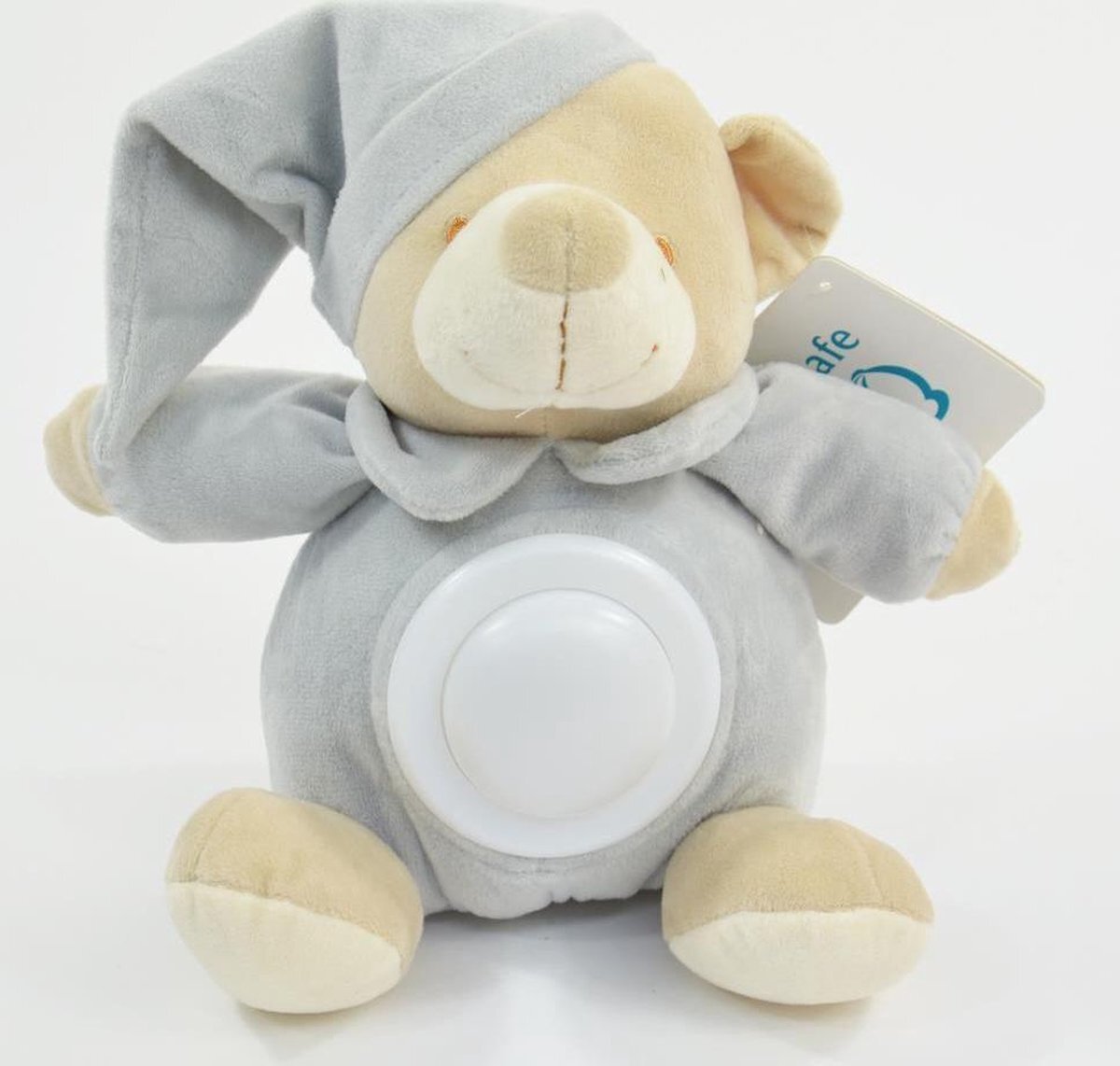 Kogler Kögler - Nachtlamp voor baby's - Baby Knuffel met nachtlampje incl. batterijen - Led - Blauw - voor Kinderkamer - Babykamer