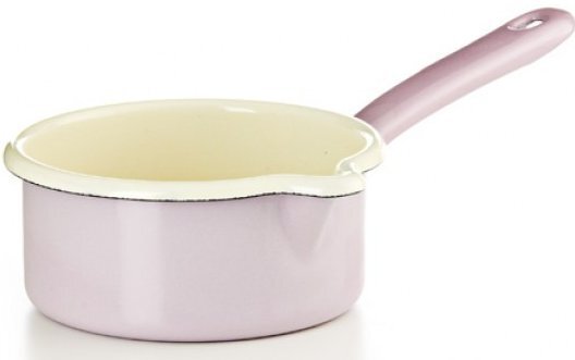 Riess steelpan met schenktuit ø 12cm roze