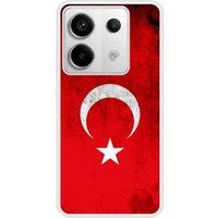 Xiaomi Redmi Note Drapeau turquie Verstevigd hoesje met sublimatie bedrukking
