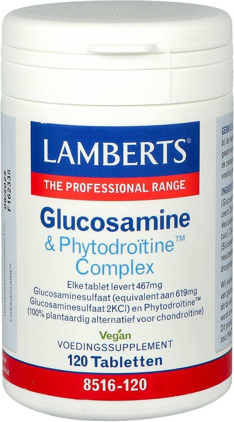 Lamberts Glucosamine &amp; Phytodro&#239;tine complex - 120 tabletten - Glucosamine preparaat