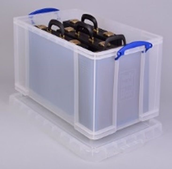 Really Useful Boxes Really Useful Box 84L - Opbergbox - 71x44x38cm - Transparant