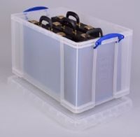 Really Useful Boxes Really Useful Box 84L - Opbergbox - 71x44x38cm - Transparant
