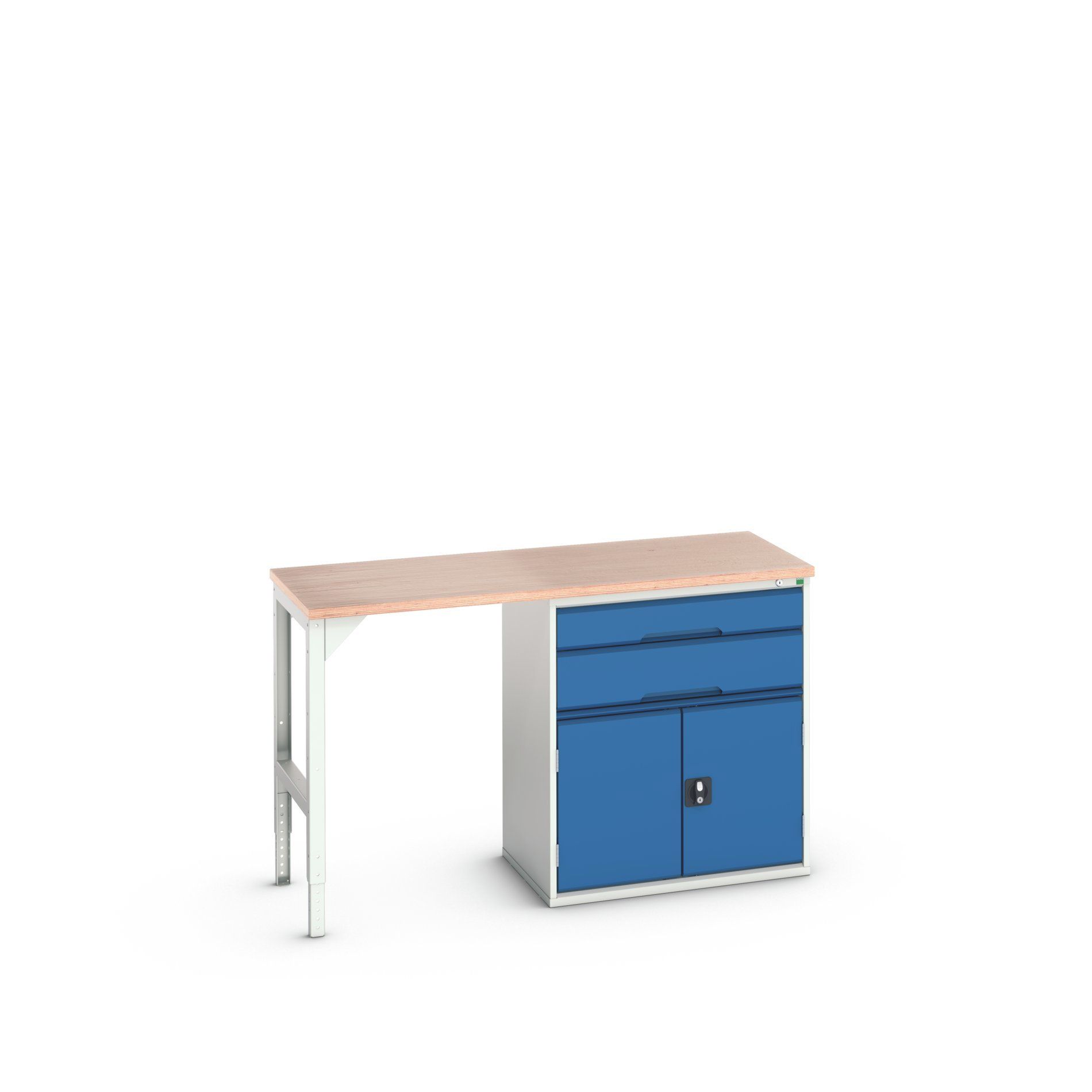 Bott Verso Werkbank | 2 Lades | 2 Deuren | Breedte 1500mm | Multiplex | RAL 5010