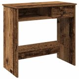 vidaXL Bureau, vintage look, 80x40x75 cm, houtvezel