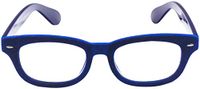 Contacta Velvet blauw +1,50 - leesbril met fluwelen textuur - zwart malve - met brillenetui - 30 g