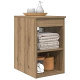 vidaXL Badkamerkast Tussenin Artisanaal eiken 30 x 35 x 50 cm