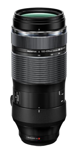 Olympus M.Zuiko Digital ED 100-400mm F5.0-6.3 IS Telezoomlens, Geschikt Voor Alle MFT-Camera's (OM SYSTEM OM-D & PEN Modellen, Panasonic G-Series), Zwart