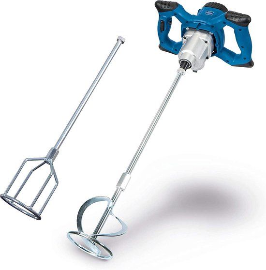 Scheppach PM1400 Beton Mixer / Cement Mixer - 1400W | 700rpm | Incl. 2 Roerstaven