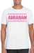 Bellatio Decorations Verkleed shirt voor heren - Abraham - Wit - Glitter - Verjaardag/Themafeest - 50 Jaar