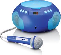 Lenco Radio SCD-620BU - Kinder CD-Player Radio Mikrofon