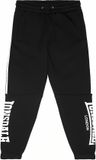 Lonsdale Joggingbroek Thropton Katoen Zwart/Wit