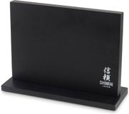 Shinrai Japan Messenblok - Houten Messenhouder - Zwart