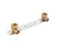 1/2" x 15mm verborgen douchebeugel/lengte - 150mm/thermostatische mengkraan bar achterplaat BSP draad kraan aansluiting set