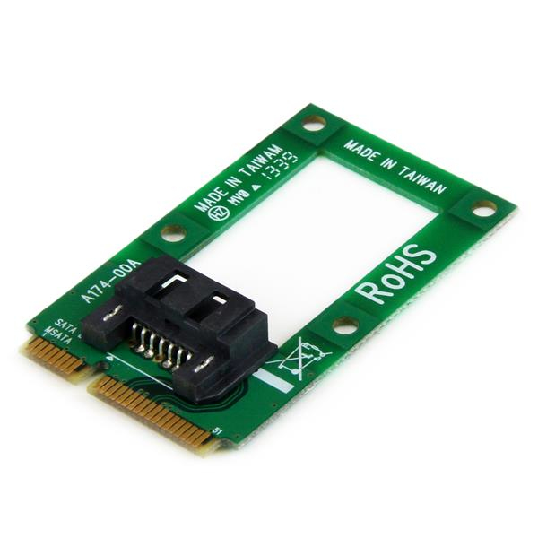 StarTech.com mSATA-naar-SATA HDD / SSD-adapter   Mini SATA-naar-SATA-converterkaart