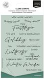 Vaessen Creative Clearstamps Christmas text NL