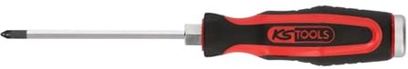 KS Tools 151.1144-E ERGOTORQUEmax Schroevendraaier met slagkap, PZ2, 185mm, Hanger