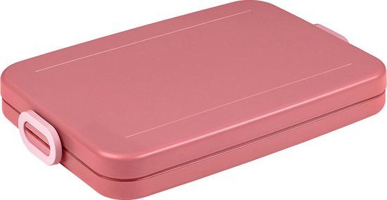 Mepal Lunchbox Flat - Vivid Mauve - 4 sandwiches