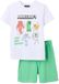 Zippy 3107147801 Pyjama à manches courtes Vert,Blanc 24 mois-3 ans Garçon
