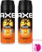 Axe Deodorant Bodyspray Sunset Fresh - 150 ml - 2 stuks