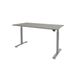 Prof Desk Bureau Electro II 160x80 cm Lichtgrijs Aluminium