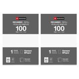 Miquelrius Navulblok, 200 losse gestippelde vellen, mat papier 90 g/m², navulvellen A4 ongeperforeerd, voor ringmappen of archiverers, schoolbenodigdheden