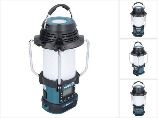 Makita DMR057 14,4 V / 18 V Camping lamp met radio en Bluetooth