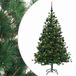 vidaXL Kunstkerstboom met kerstbal 150 cm 150 LED's Warmwit